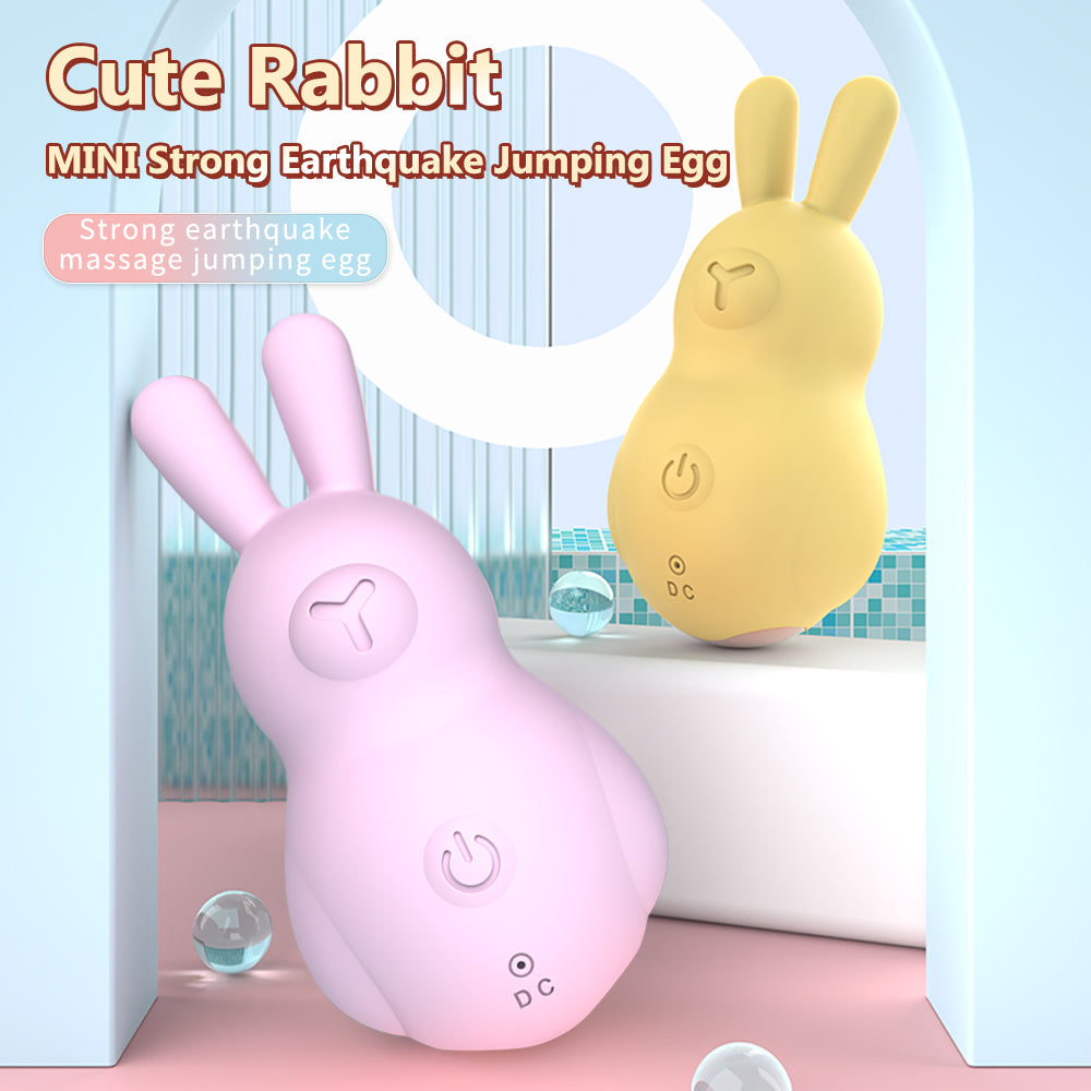 JEAMADO Cute Rabbit Vibrating Massager for Women | High-Frequency G-Spot & Clitoral Stimulator