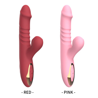 JEAMADO Dual-Action G-Spot & Clitoral Vibrator with Tongue-Licking Sensation