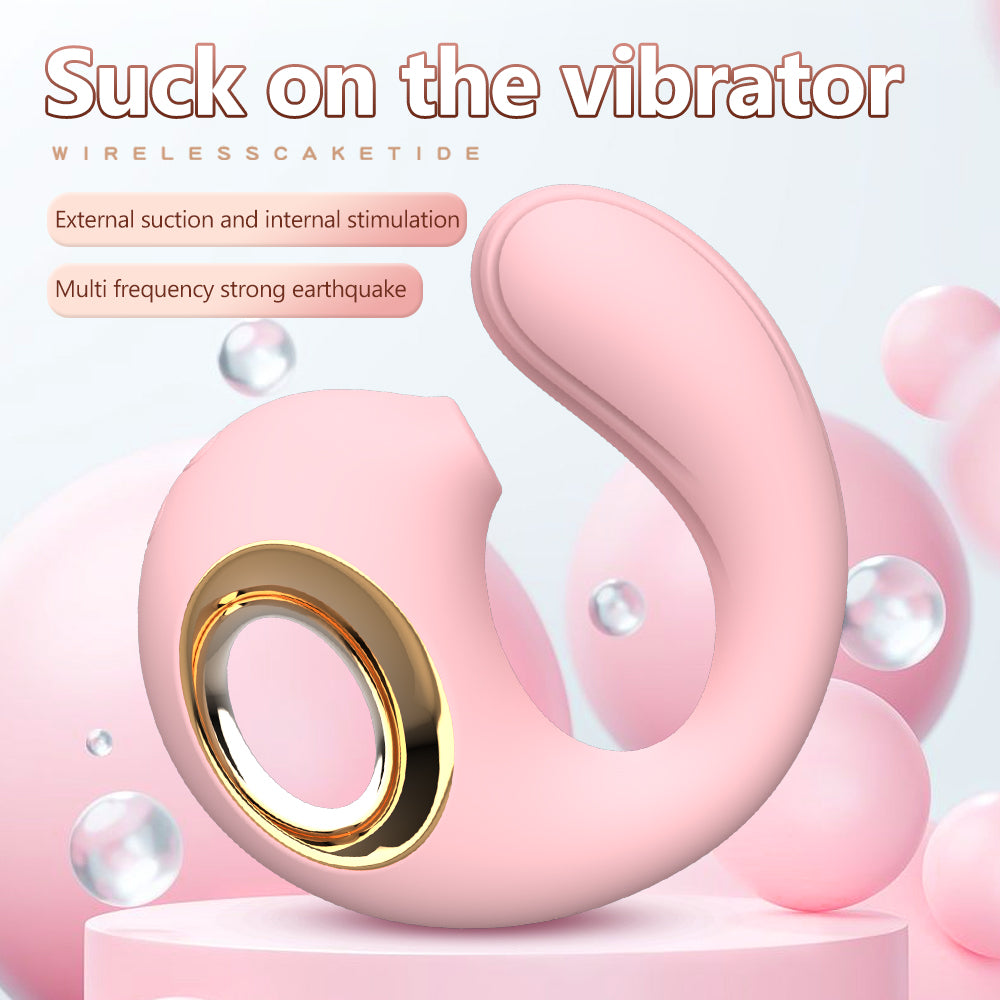 JEAMADO Dolphin G-Spot Vibrator – Dual Stimulation with Suction & Vibration