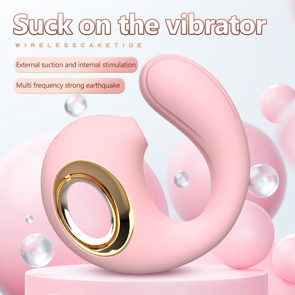 JEAMADO Dolphin G-Spot Vibrator – Dual Stimulation with Suction & Vibration