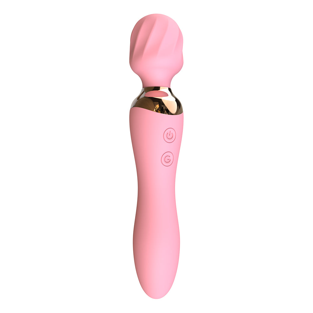 JEAMADO 360° Rotating AV Stick – Dual-Ended Vibrator with Intelligent Heating & Strong Tremor